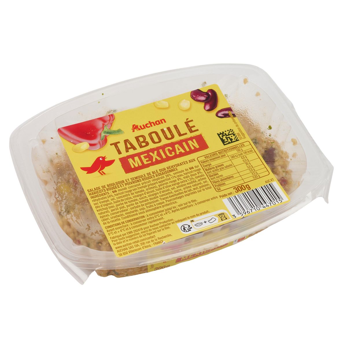 AUCHAN Taboulé mexicain 300g