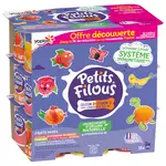 PETITS FILOUS Petits suisses aromatisés aux fruits mixés 18x50g