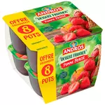 Andros ANDROS Dessert aux fruits pomme fraise