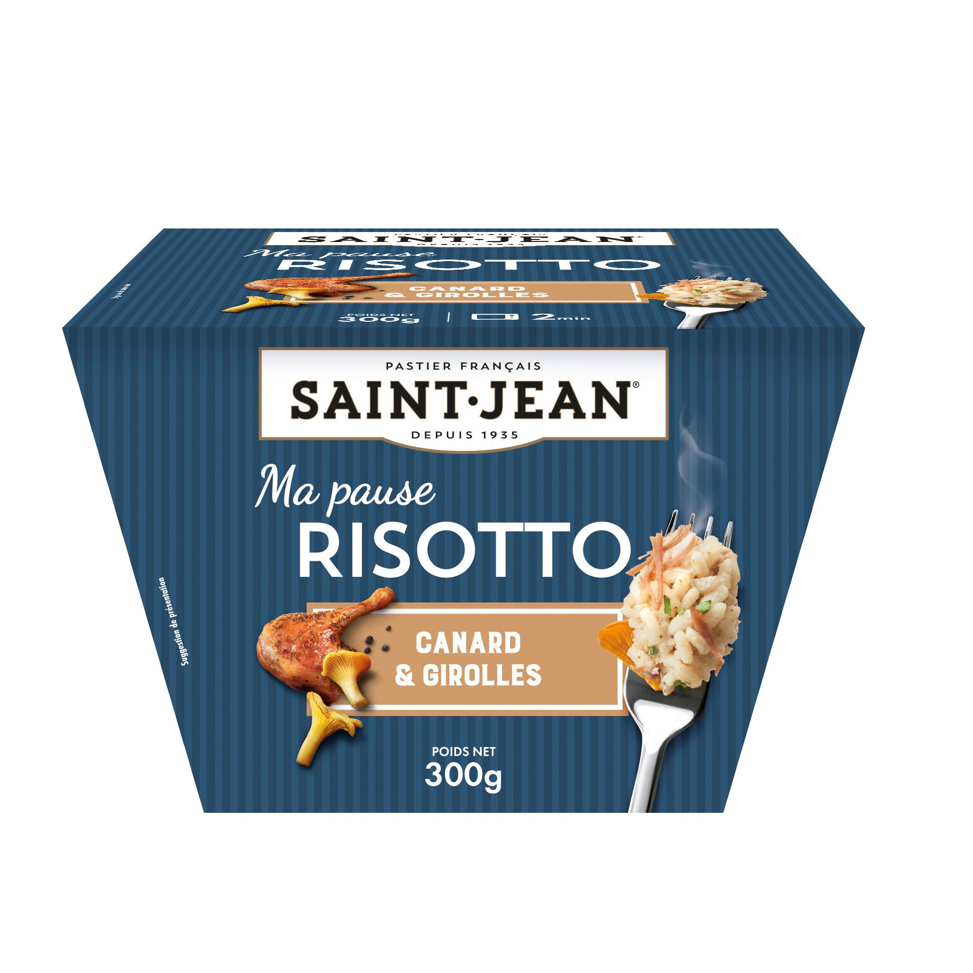 SAINT JEAN Risotto de canard aux girolles 300g