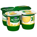 ACTIVIA Probiotiques - Yaourt au bifidus à l'ananas 4x125g