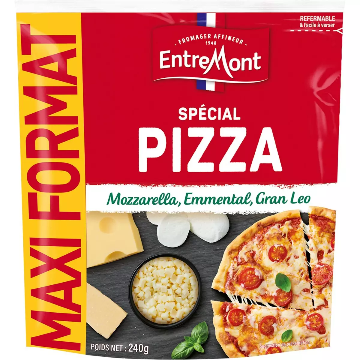 ENTREMONT Râpé spécial pizza 240g