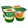 ACTIVIA Yaourts aux fruits bifidus abricot 4x125g