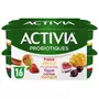 ACTIVIA Probiotiques - Yaourt au bifidus aux fruits 16x125g