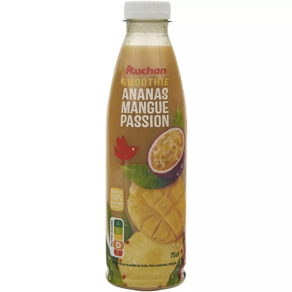 AUCHAN Smoothie ananas mangue 75cl