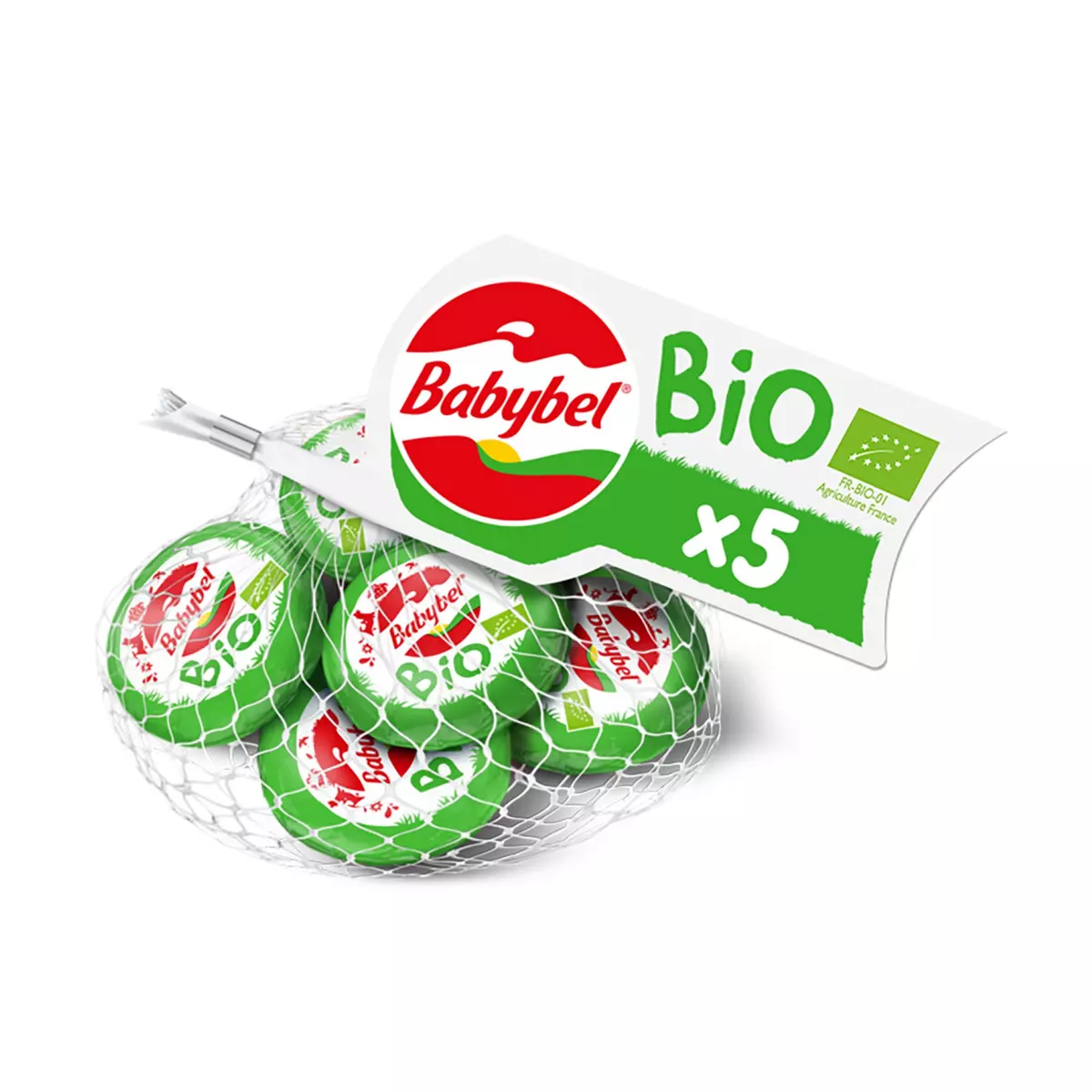 MINI BABYBEL Fromage bio en portions filet 5 fromages 100g
