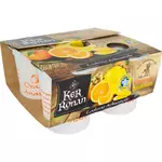 KER RONAN Yaourt aux fruits orange ananas avec morceaux 4x125g