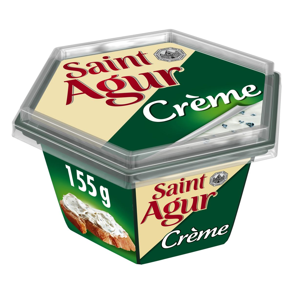 SAINT AGUR Crème de fromage persillé 155g