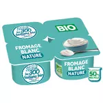 LES 300 LAITIERS BIO Fromage blanc nature 4x100g