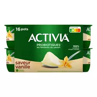 ACTIVIA CEREALES Probiotiques - Yaourt au bifidus au quinoa noisette 4x120g pas  cher 