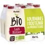 Voir la diapositive 3 : AUCHAN SOLIDAIRES BIO CULTIVONS LE BON Lait entier UHT 6x1L