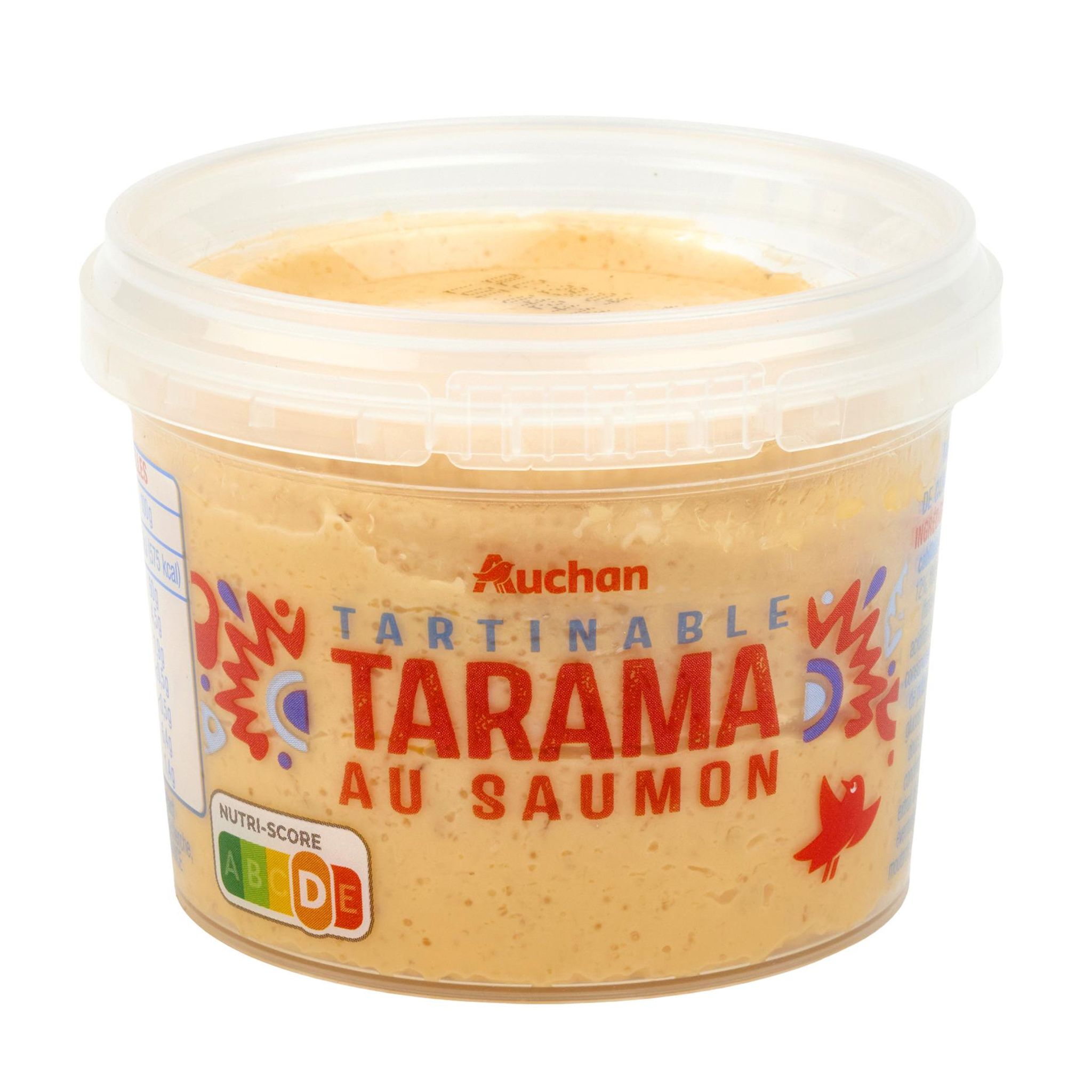 Voir la diapositive 3 : AUCHAN Tarama au saumon fumé tartinables 100g