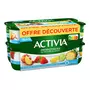 ACTIVIA Probiotiques - yaourt au bifidus aux fruits citron fraise ananas pêche 0% MG 16x125g