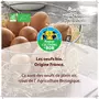 AUCHAN SOLIDAIRES BIO CULTIVONS LE BON Oeufs de poules élevées en plein air  6 œufs