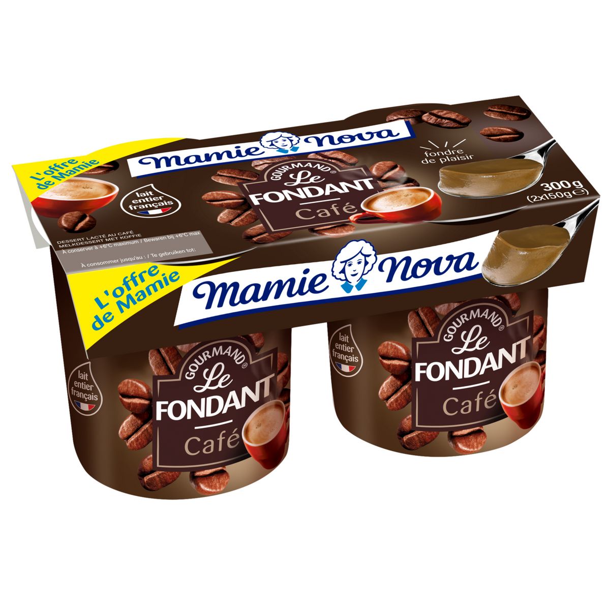 MAMIE NOVA Fondant au café 2x150g
