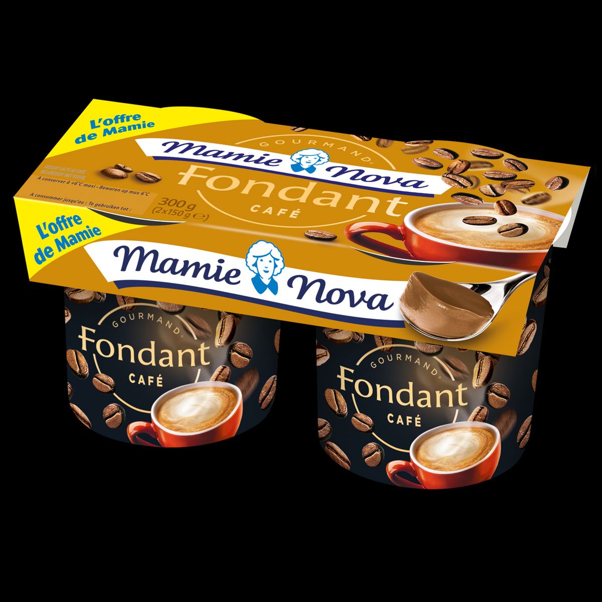 MAMIE NOVA Fondant au café 2x150g