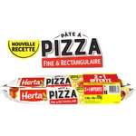 HERTA Pâte à pizza rectangulaire 2x390g +1offerte