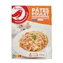 Voir la diapositive 3 : AUCHAN Pâtes au poulet et champignons sans couverts 1 part 300g