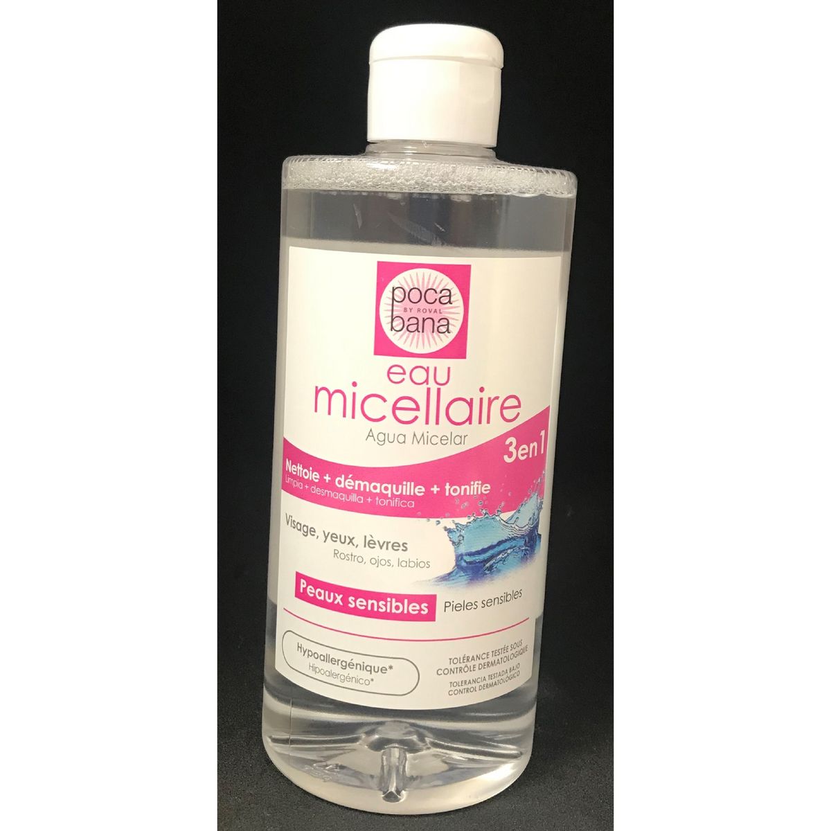 POCABANA Eau micellaire nettoyante démaquillante et tonifiante 500ml