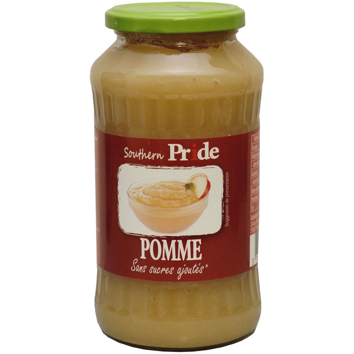 Purée de pommes sans sucre ajouté 710g