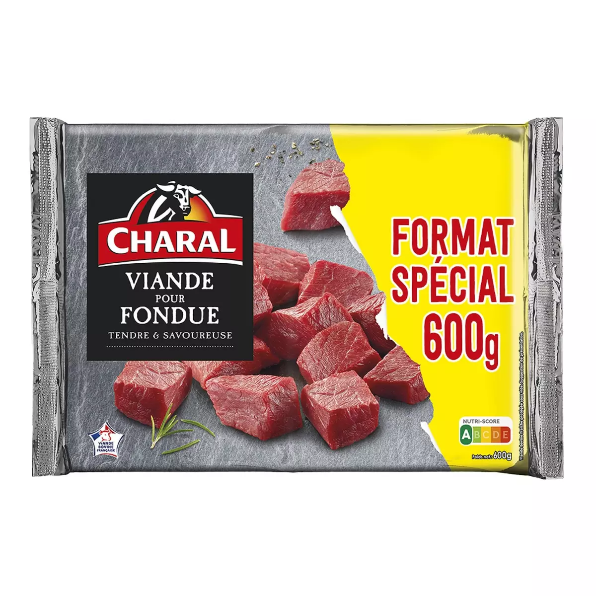 CHARAL Viande pour fondue  600g