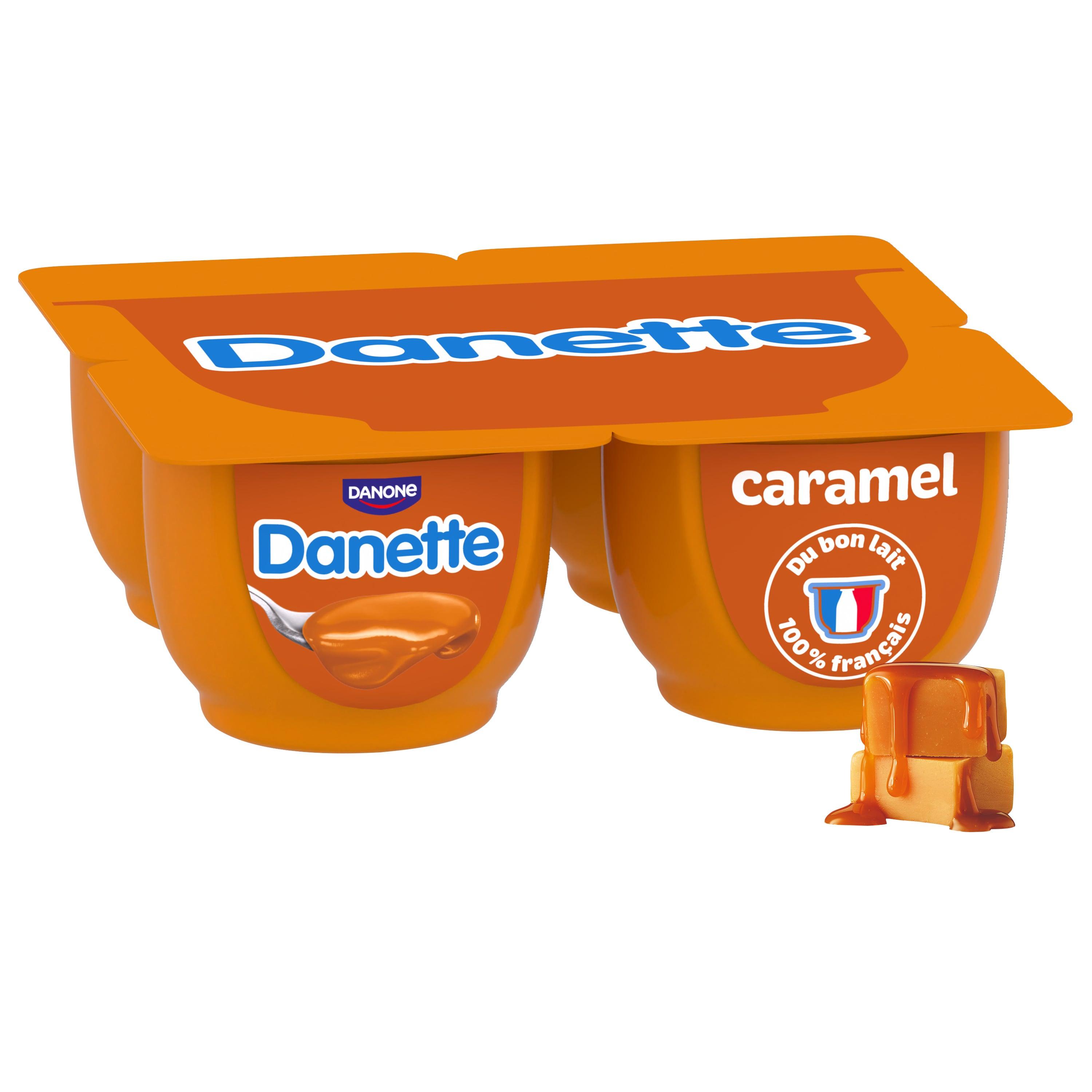 Voir la diapositive 2 : DANETTE Crème dessert caramel 4x125g