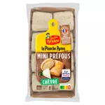 JUSTIN BRIDOU Mini Préfous fromage de chèvre 8 pièces 136g