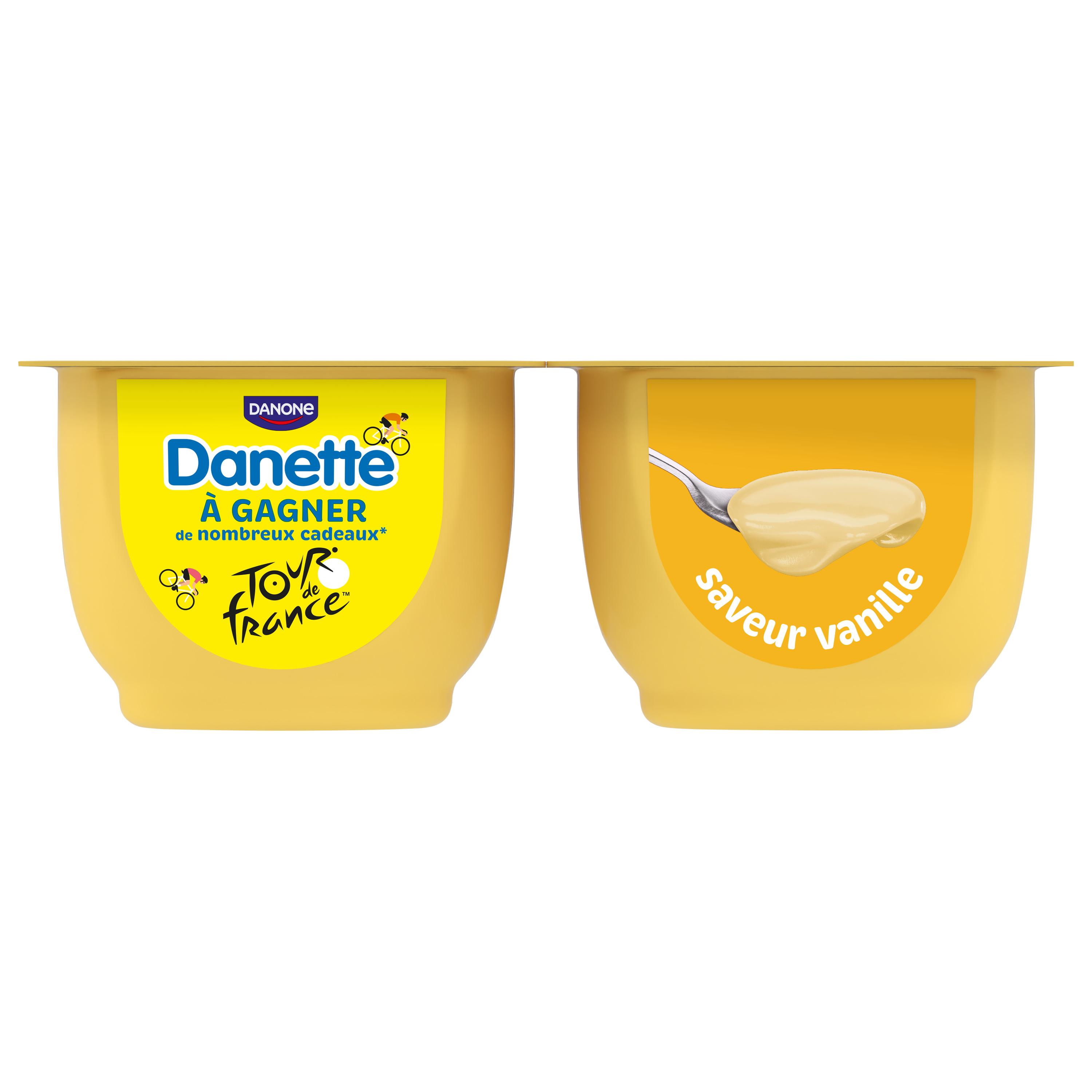 Voir la diapositive 2 : DANETTE Crème dessert vanille 4x125g