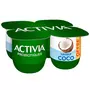 ACTIVIA Probiotiques Yaourt saveur coco 4x125g