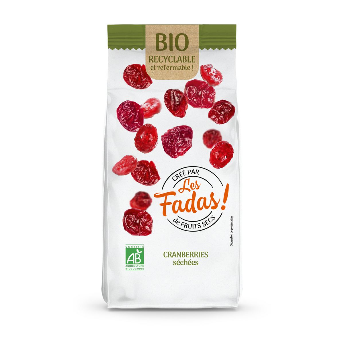 LES FADAS Cranberries bio 150g