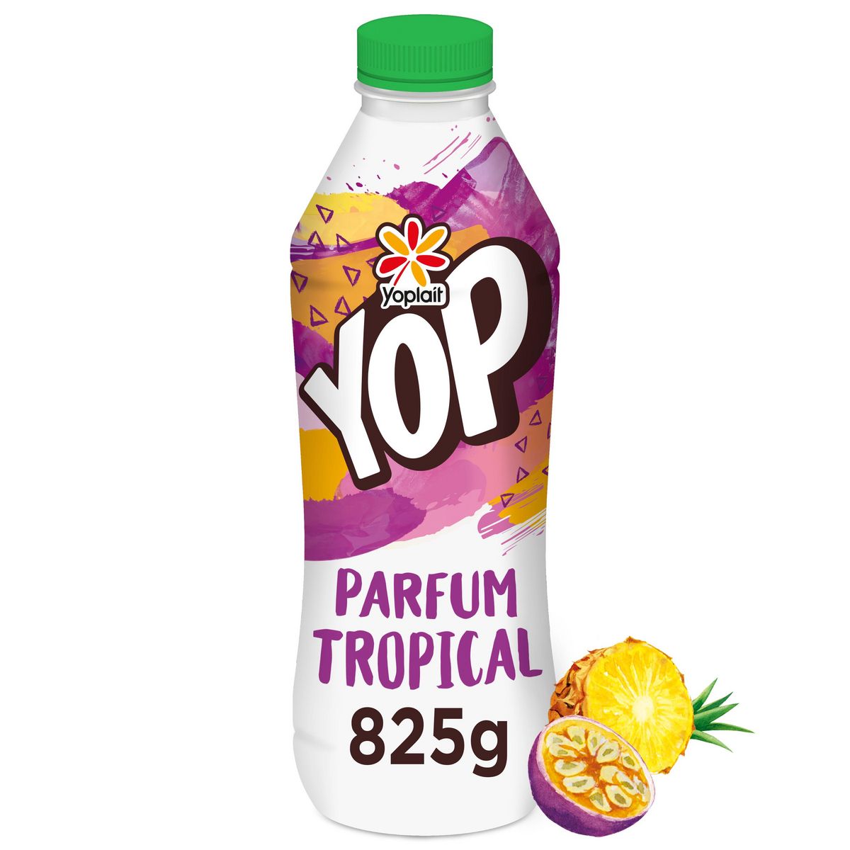 YOP Yaourt à boire parfum tropical 825g