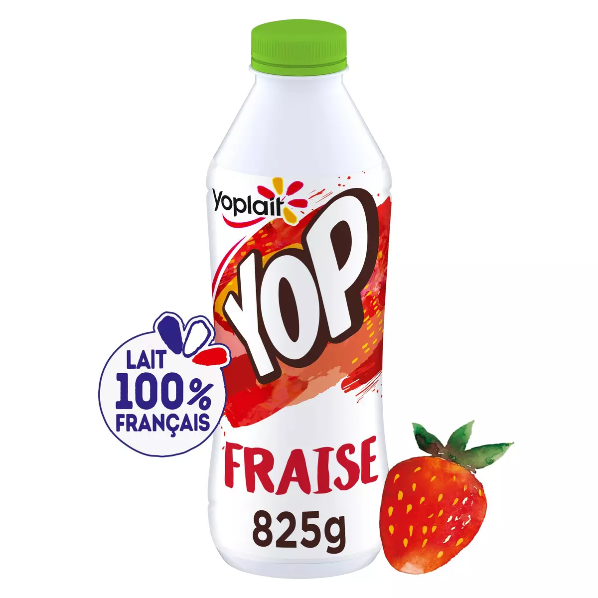 YOP Yaourt à boire à la fraise 825g