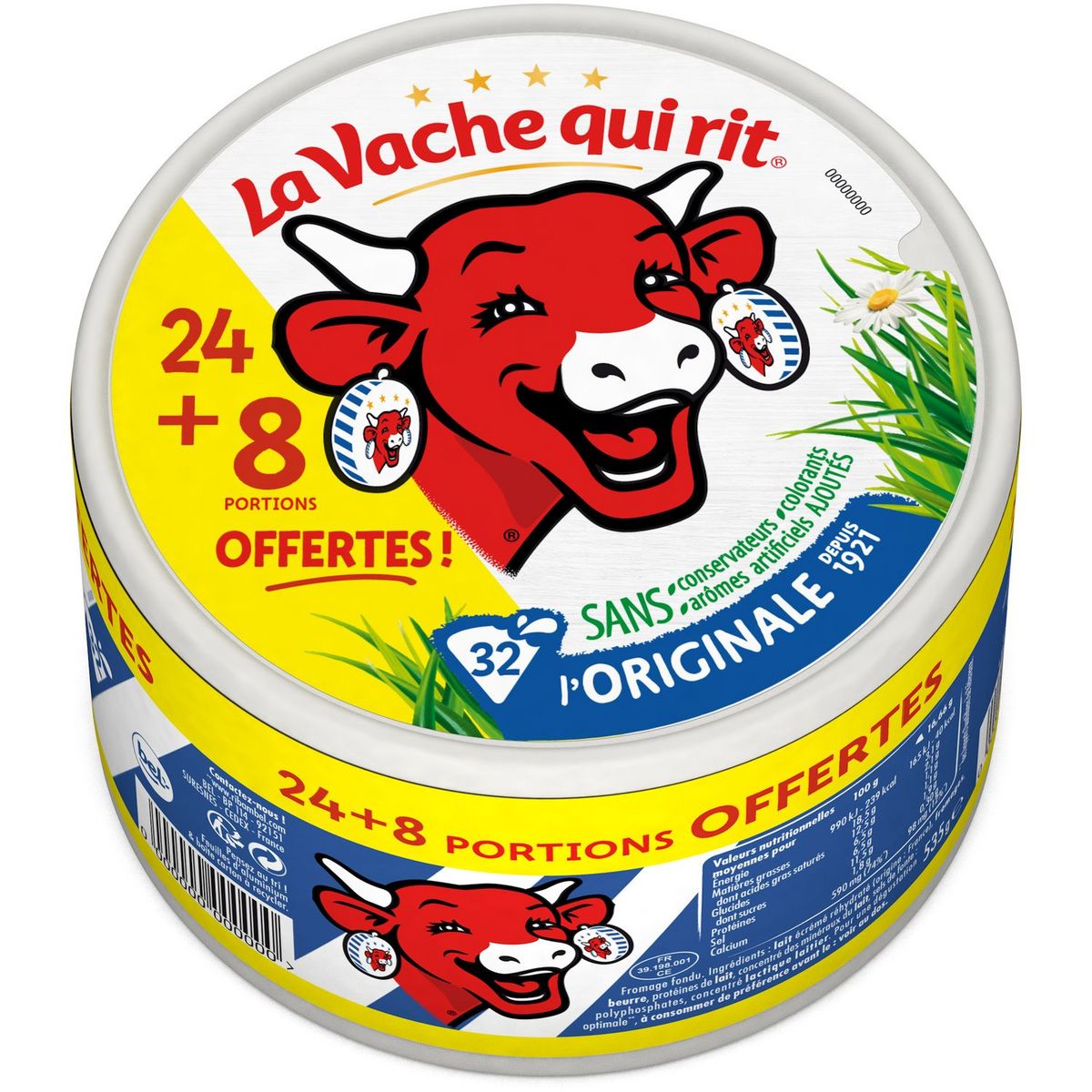 LA VACHE QUI RIT Fromage fondu en portion 32 portions  535g