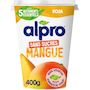 Voir la diapositive 2 : ALPRO Dessert végétal au soja à la mangue sans sucres ajoutés 400g
