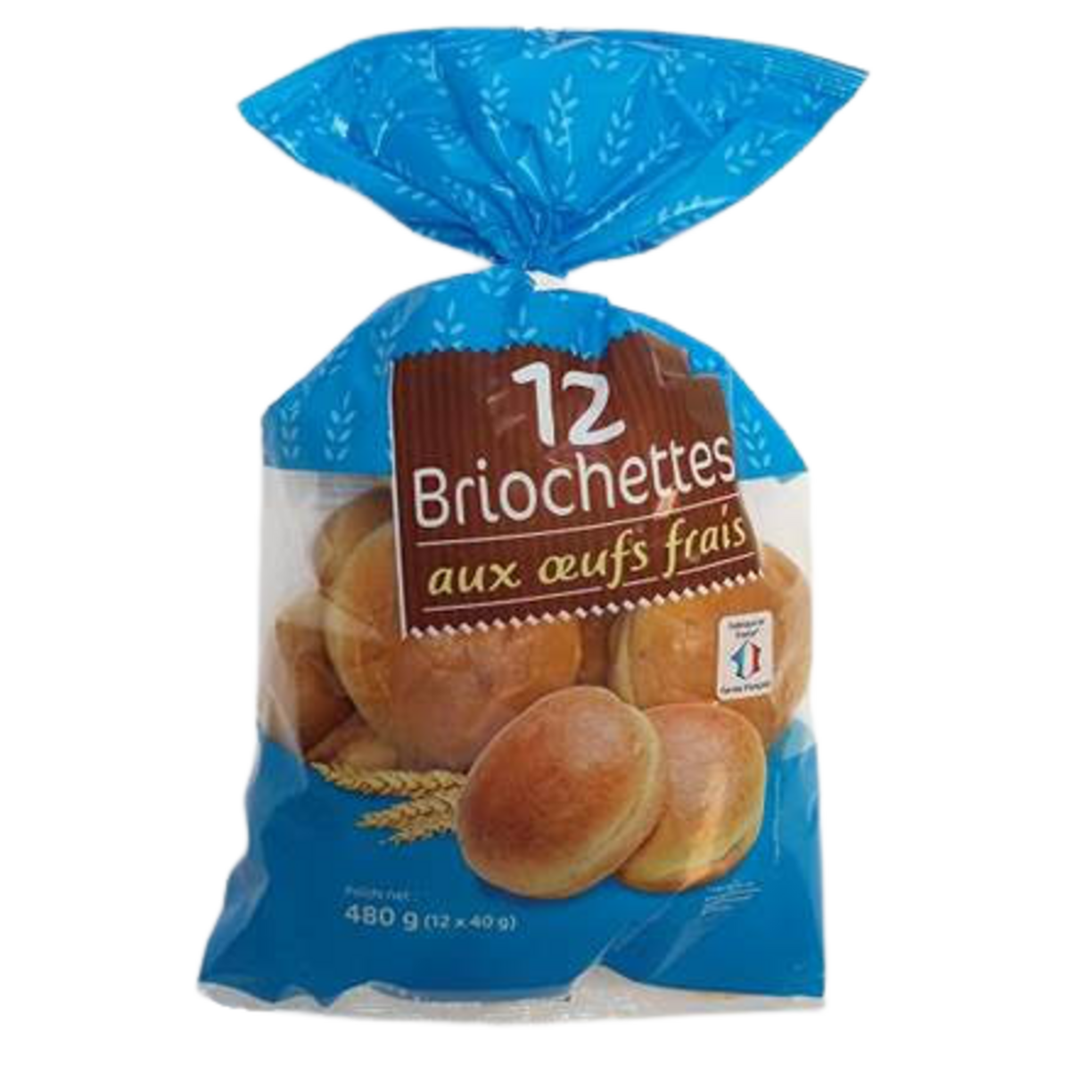 Briochettes aux œufs frais 12x40g