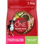 Voir la diapositive 2 : PURINA ONE Croquettes à la dinde riz pour moyen et grand chien stérilisé 2,5kg
