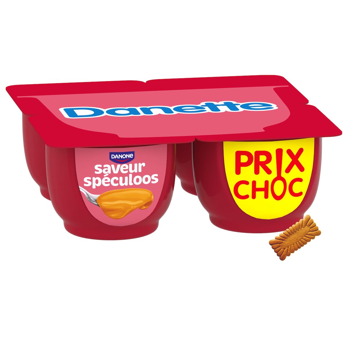 DANETTE Crème dessert au spéculoos 4x125g