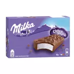 MILKA Choco snack dessert lacté au chocolat 4x32g