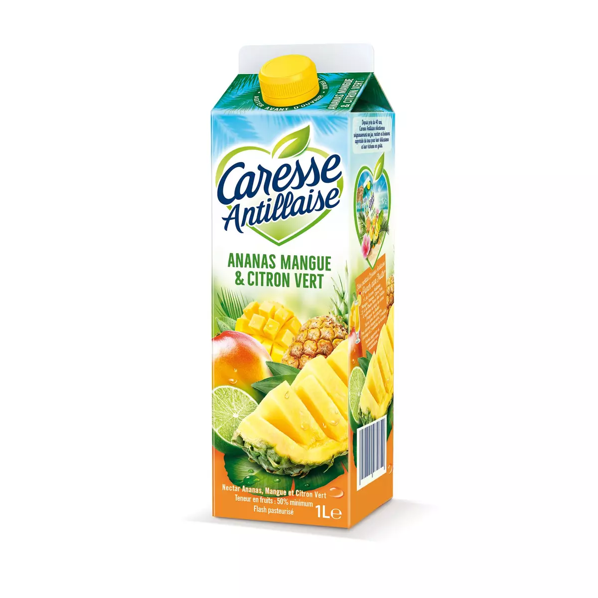 CARESSE ANTILLAISE Nectar d'ananas mangue et citron vert 1l