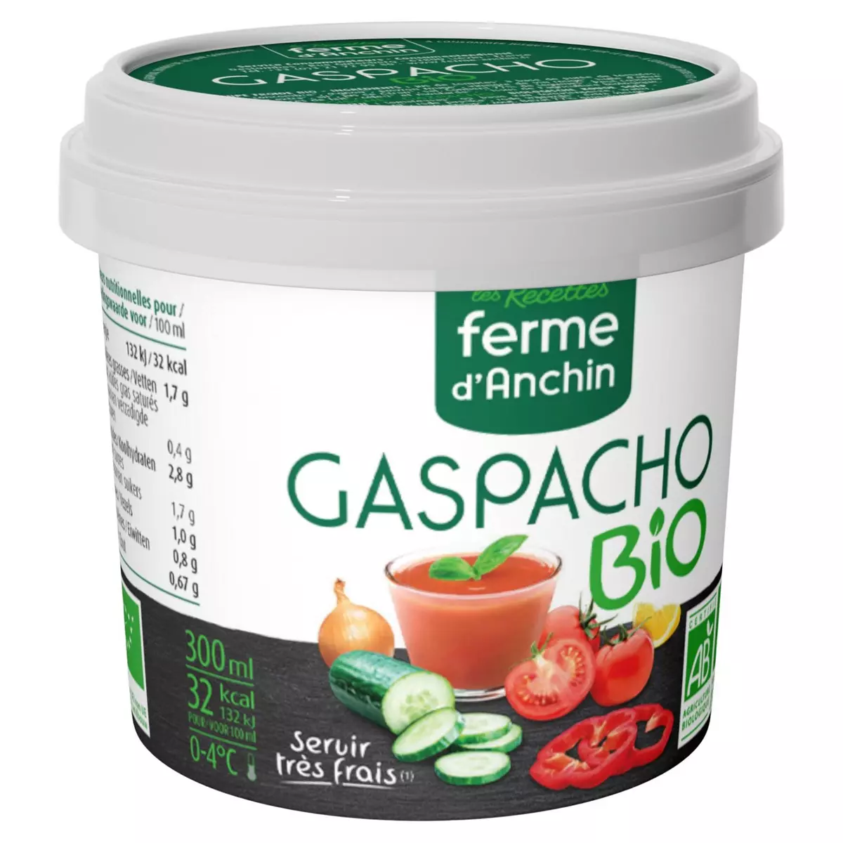 FERME D'ANCHIN Gaspacho bio 300ml