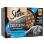 Voir la diapositive 1 : SHEBA Sachets repas les émiettés pâtée en sauce poissons pour chat 12x85g