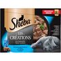 Voir la diapositive 2 : SHEBA Sachets repas les émiettés pâtée en sauce poissons pour chat 12x85g