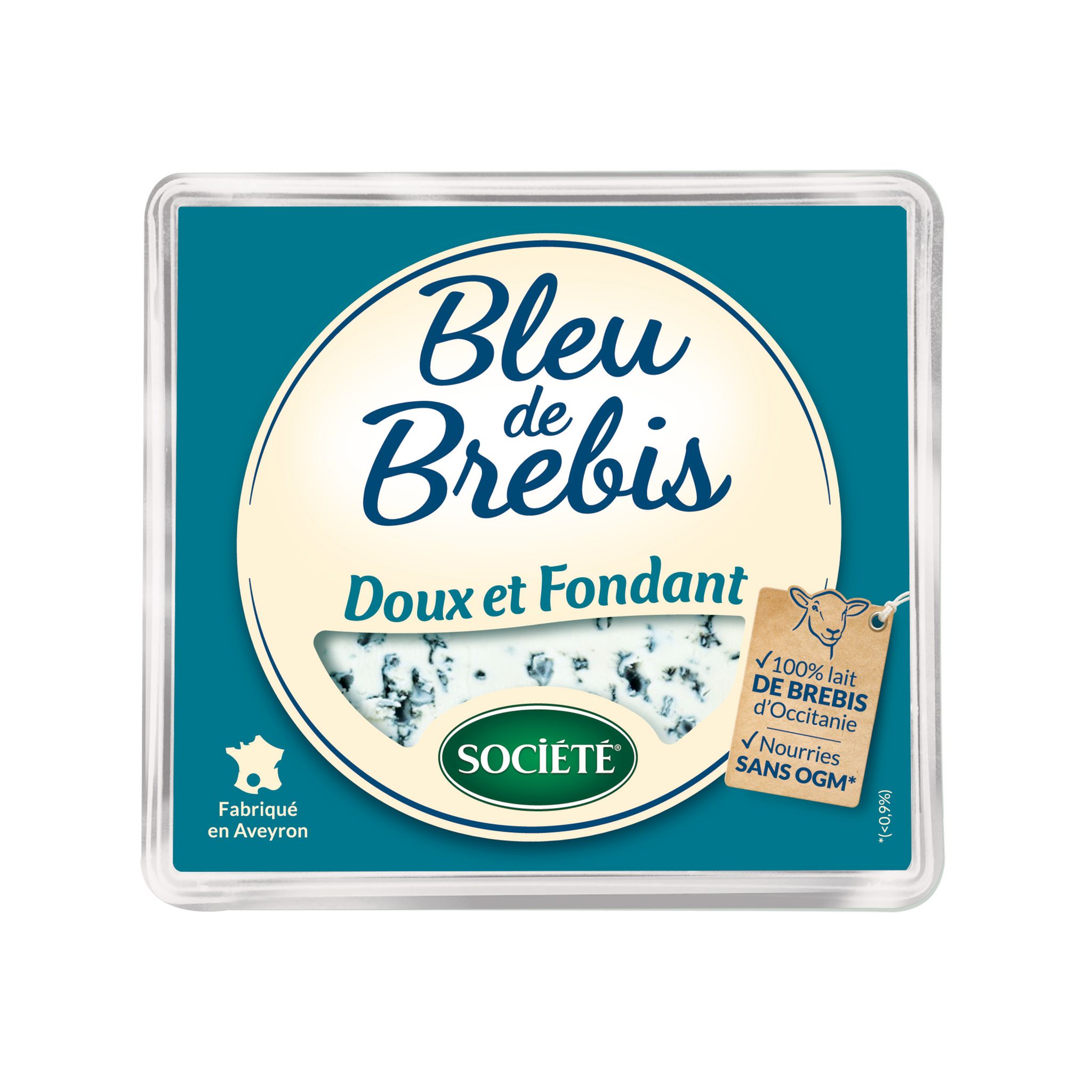 Voir la diapositive 2 : SOCIETE Bleu au lait de brebis 110g