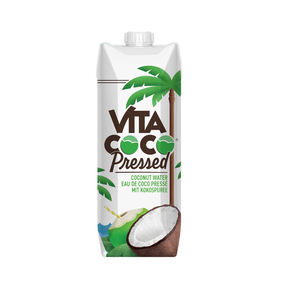VITA Eau de coco avec pulpe 1L