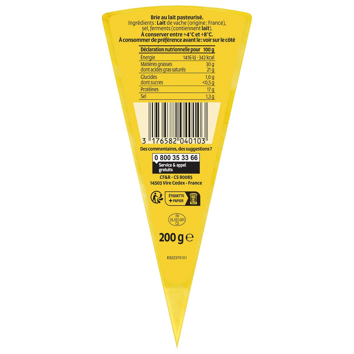 COEUR DE LION Pointe de brie 200g