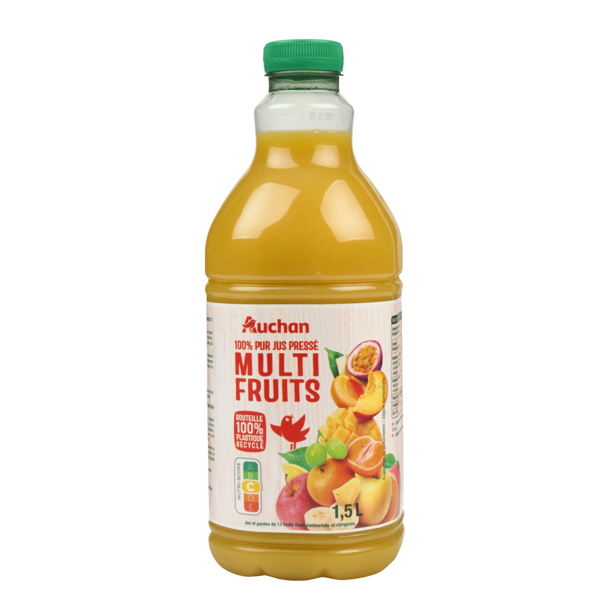 AUCHAN Pur jus multifruits 1,5L