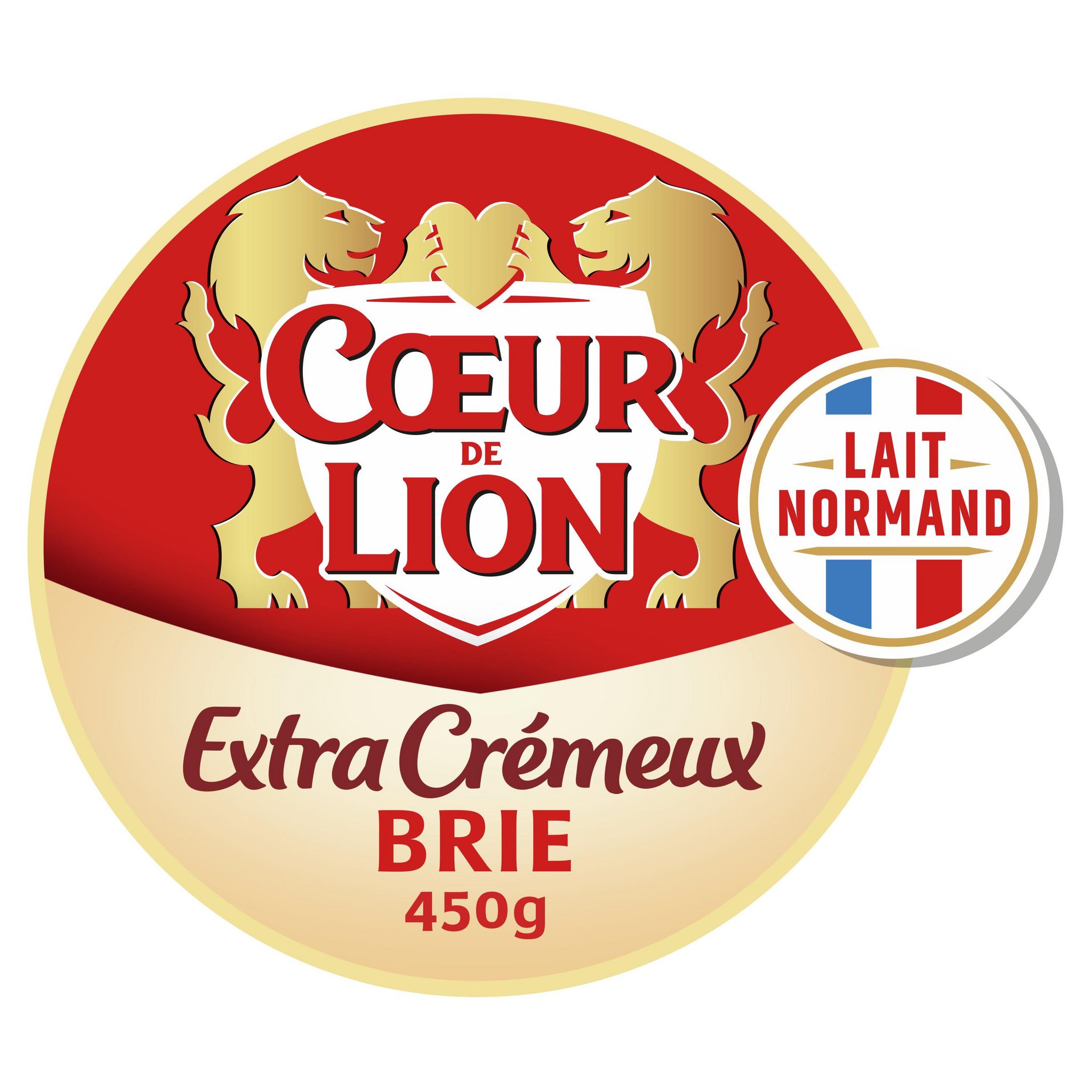 Voir la diapositive 2 : COEUR DE LION Brie 450g