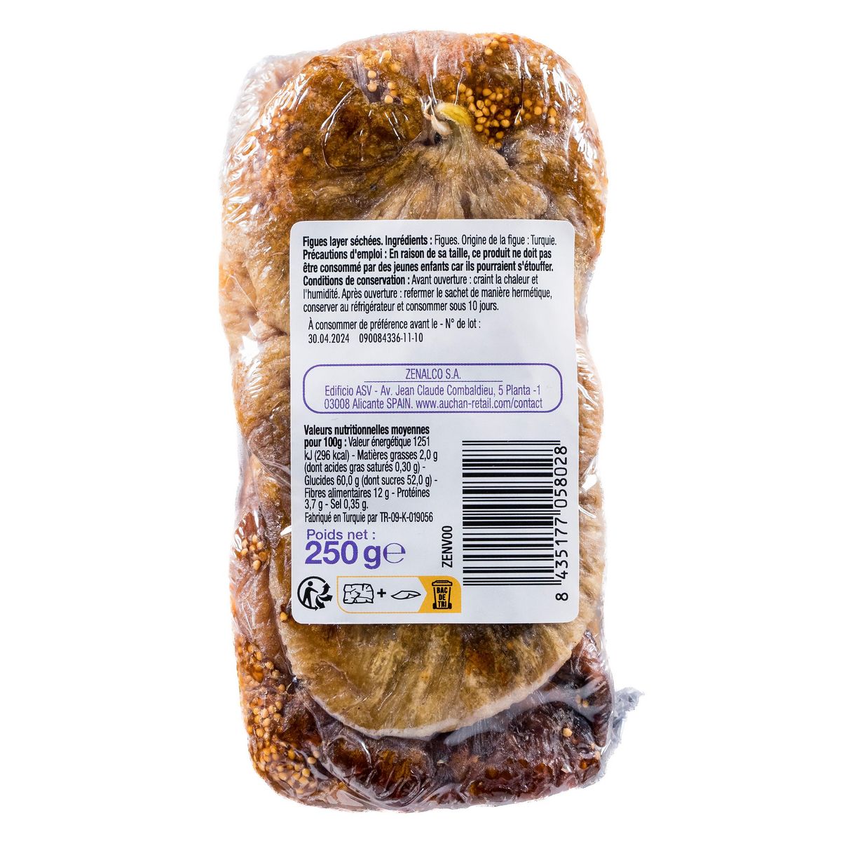 POUCE Figues layer séchées 250g