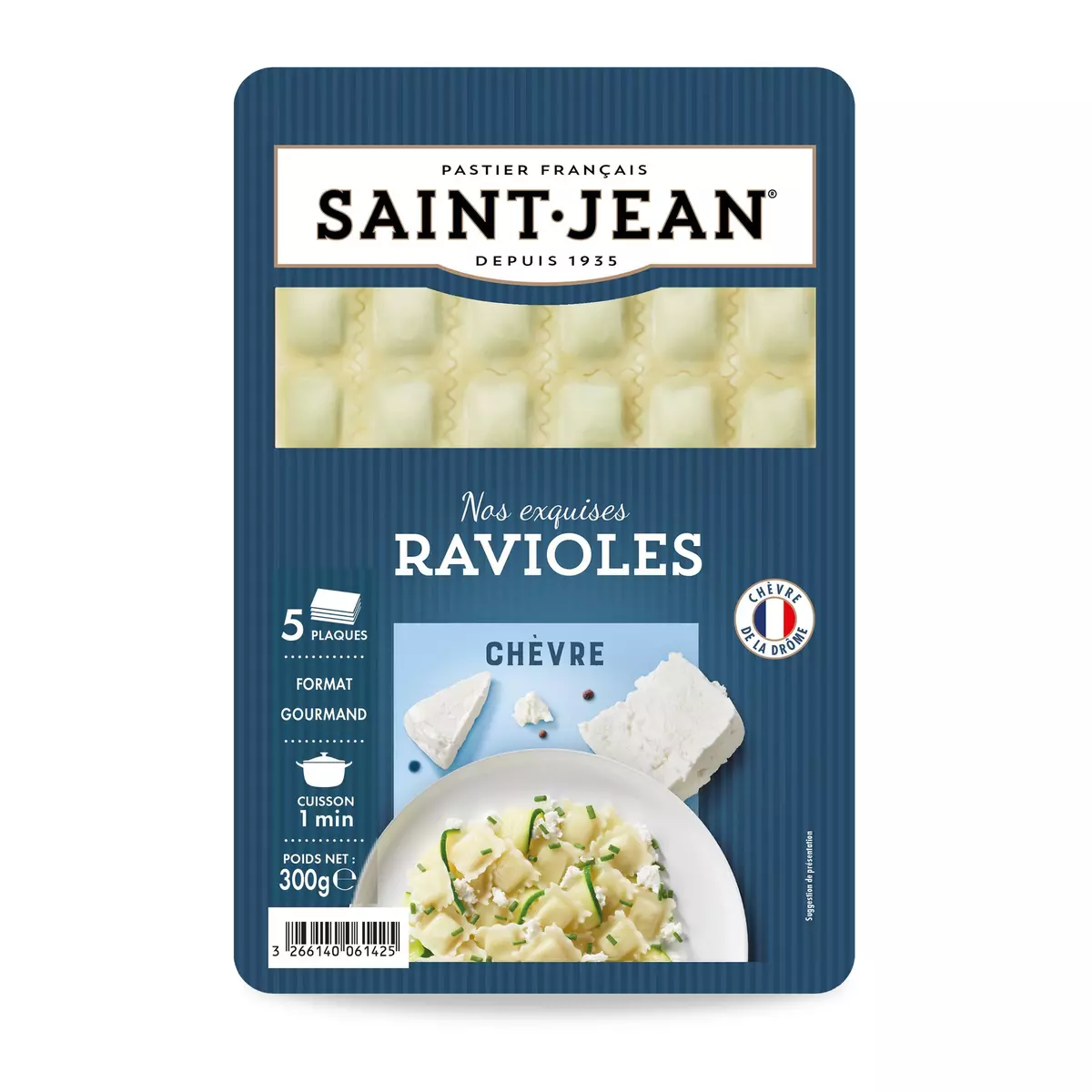 SAINT JEAN Ravioles fromage de chèvre de la Drôme 300 g