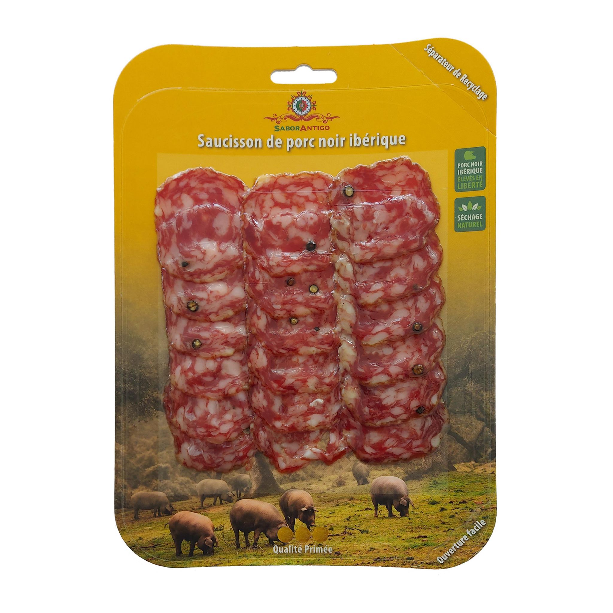 SABOR ANTIGO Saucisson de cochon noir Ibérique 70g